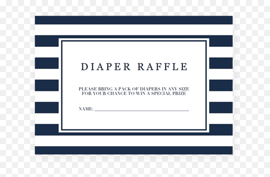 Raffle Tickets Png - Nautical Diaper Raffle Ticket Template Horizontal Emoji,Printable Phone Template And Emojis