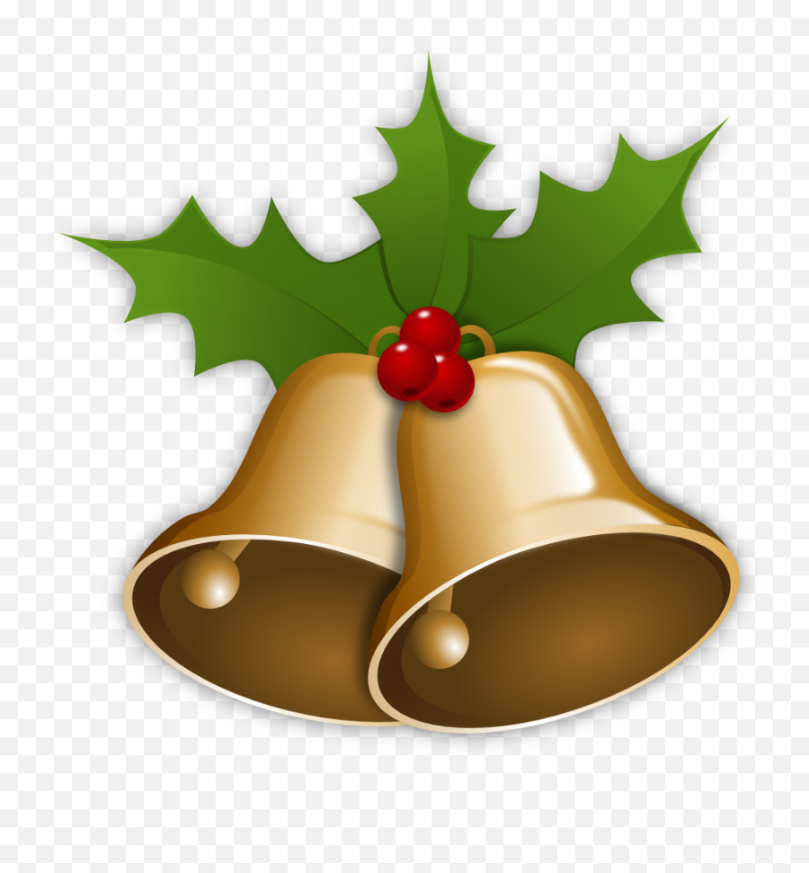 Christmas Bell With Mistletoe Png Image - Christmas Bells Transparent Background Emoji,Mistletoe Emoji