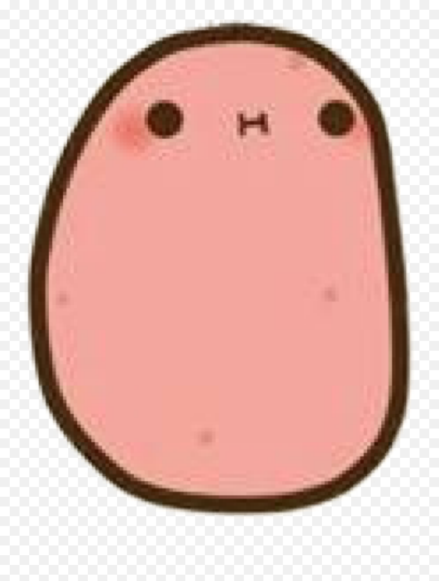 Kawaii Potato Sticker - Kawaii Potato Meme Emoji,Kawii Potato Emoticon