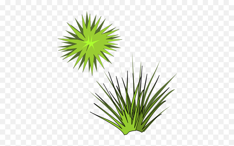 5840 Green Leaf Clip Art Public Domain Vectors - Vector Plant From Above Emoji,Pi?atas Navide?as De Emojis