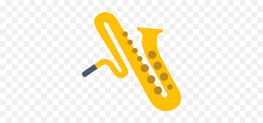 Sax Icon In Color Style - Language Emoji,Saxophone Emoji Apple