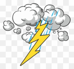 Lightning Photo Background Transparent Png Images And Svg - Thunder And Lightning Icon Emoji,Thunder Cloud Emoticon Gif
