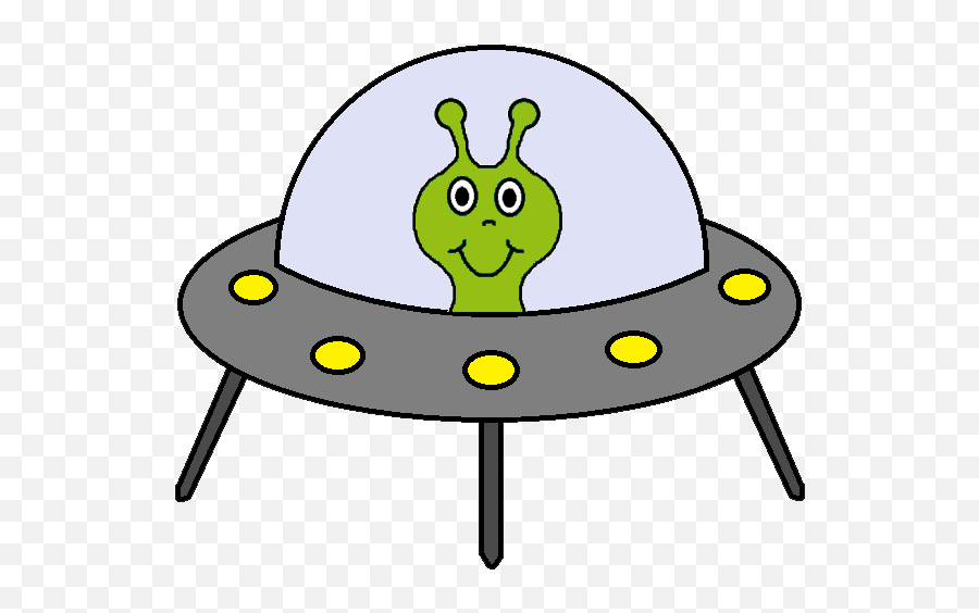 Cartoon Rocket Ship Clip Art - Alien In Spaceship Clipart Emoji,Rocketship Emoji