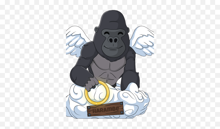 Harambe - Fictional Character Emoji,Harambe Emoji