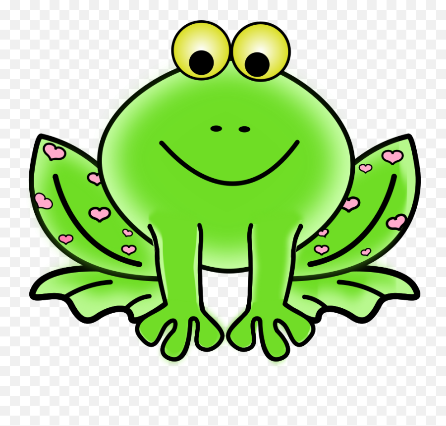 Frog Theme Free Clip Art Cartoon Frog Transparent Background Emoji,Frog Emoji