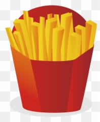 Hamburger French Fries Fast Food Junk Food - French Fries Emoji,Monkey Covering Mouth Emoji Transparent