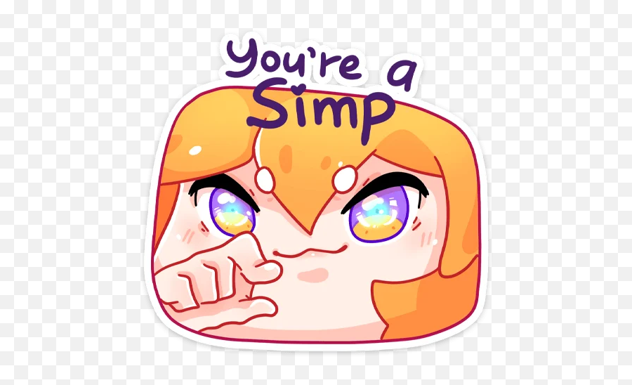 Telegram Sticker From Collection Emoji,Simp Emoji