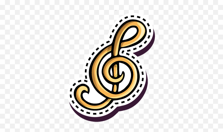 Music Stickers For Messages By Tyler Banner Emoji,Bass Clef Emoji