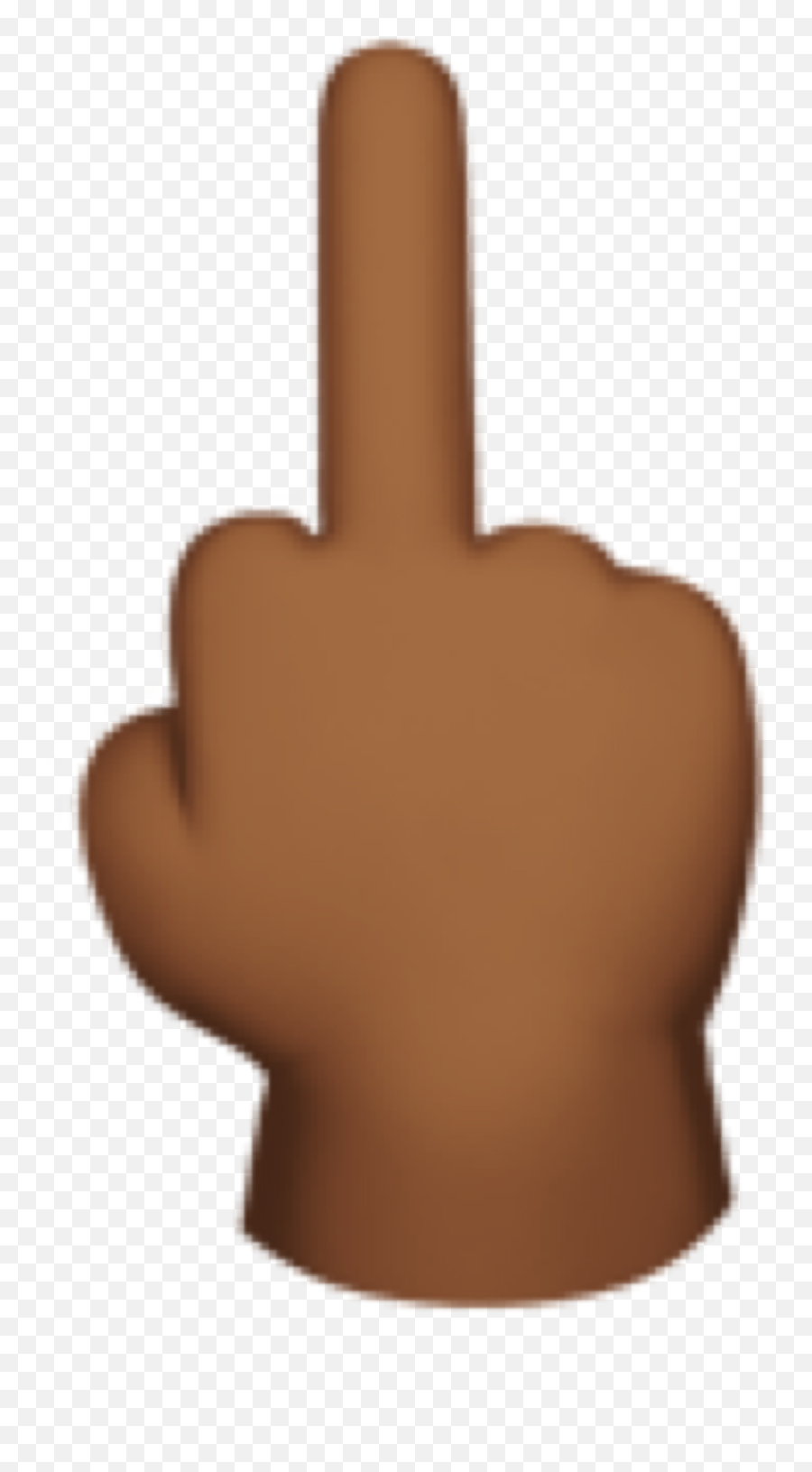 Middlefinger Emoji Sticker By Appleiphoneemojis,Thumbs Up Emoji Brown