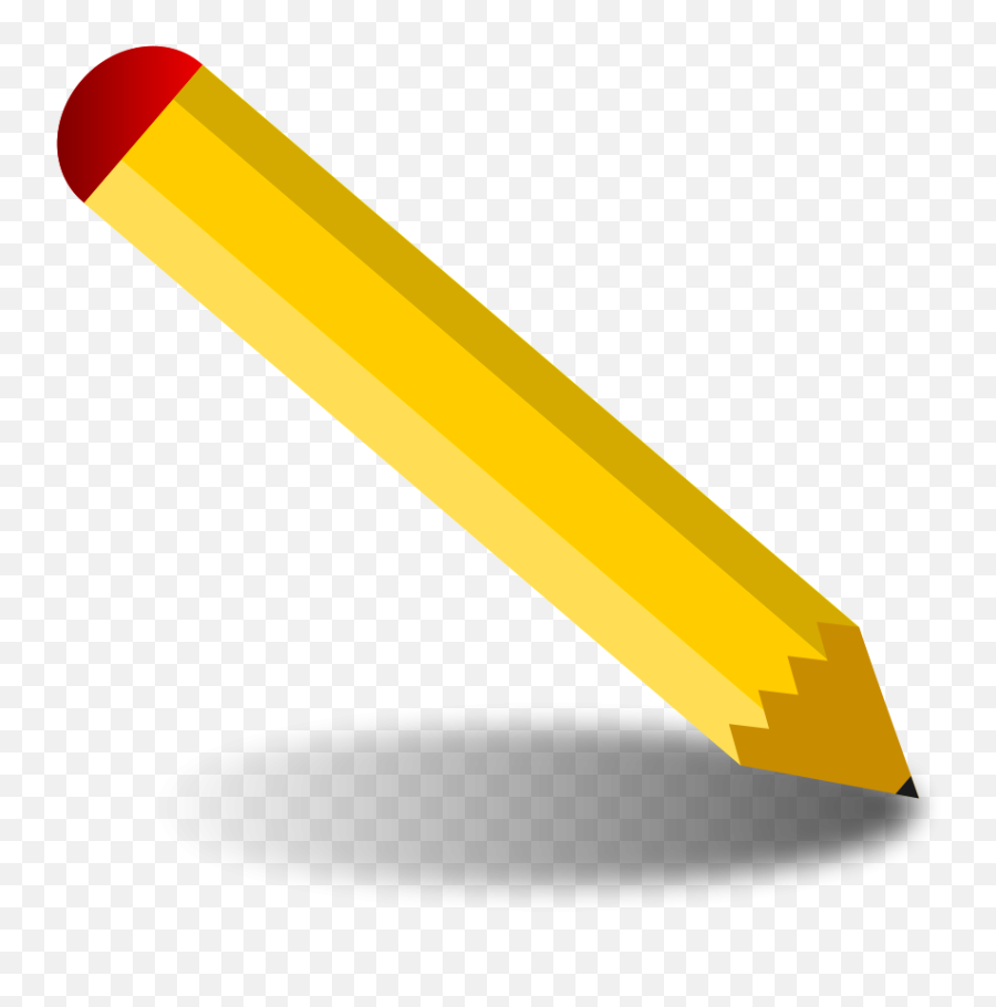 Pencil Clip Art 2 Image 6 - Clipartix Emoji,Pencil Note Emoji