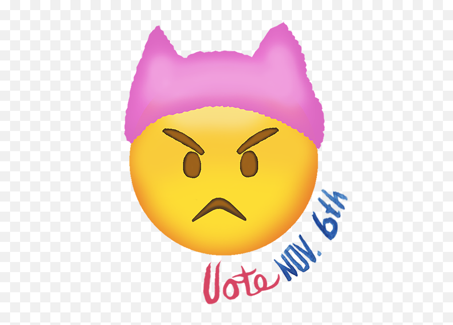 Vote Stickers Iphone - Krista Suh Happy Emoji,Emoji 60
