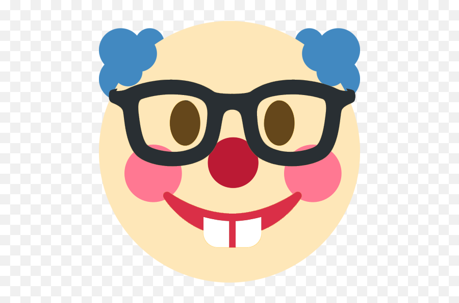 Clownnerd - Sad Clown Emote Discord Emoji,Nerd Emoji