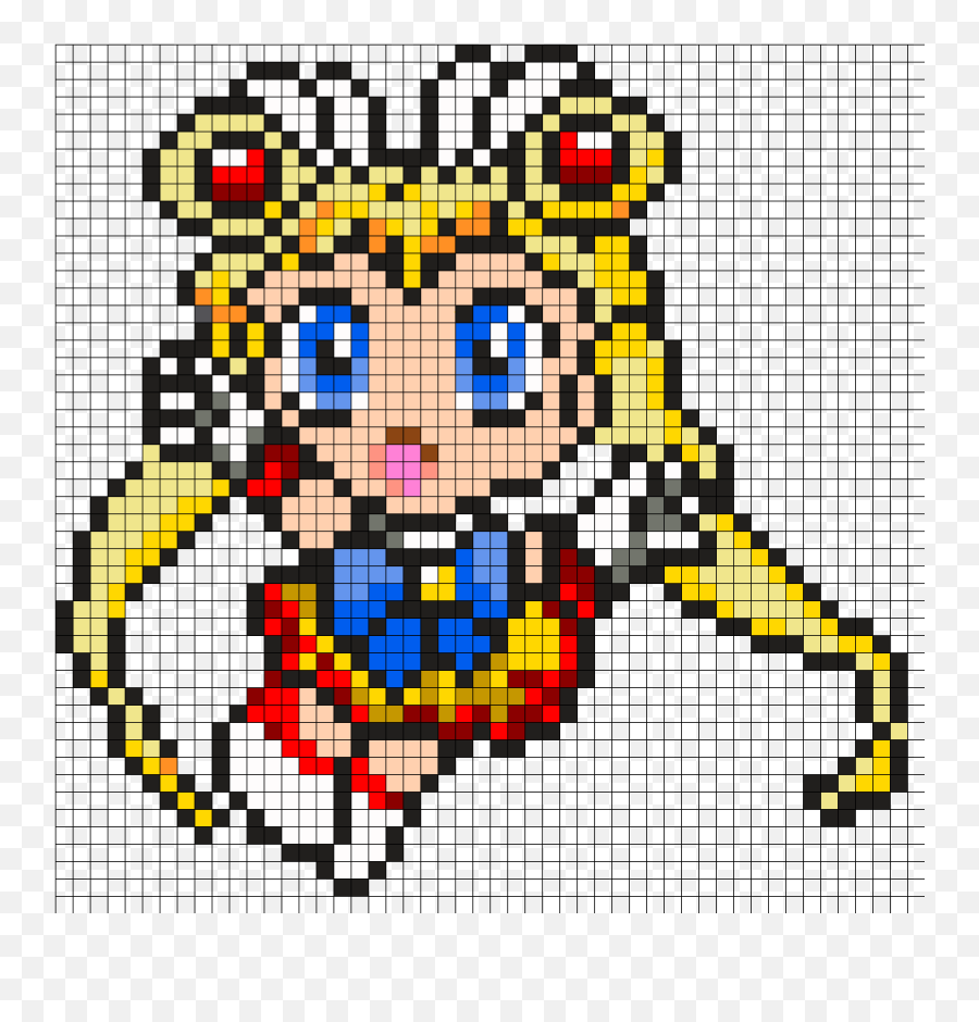 Sailor Moon Kandi Patterns Sailor Moon Pony Bead Patterns - Happy Emoji,Sailor Moon Emoticons