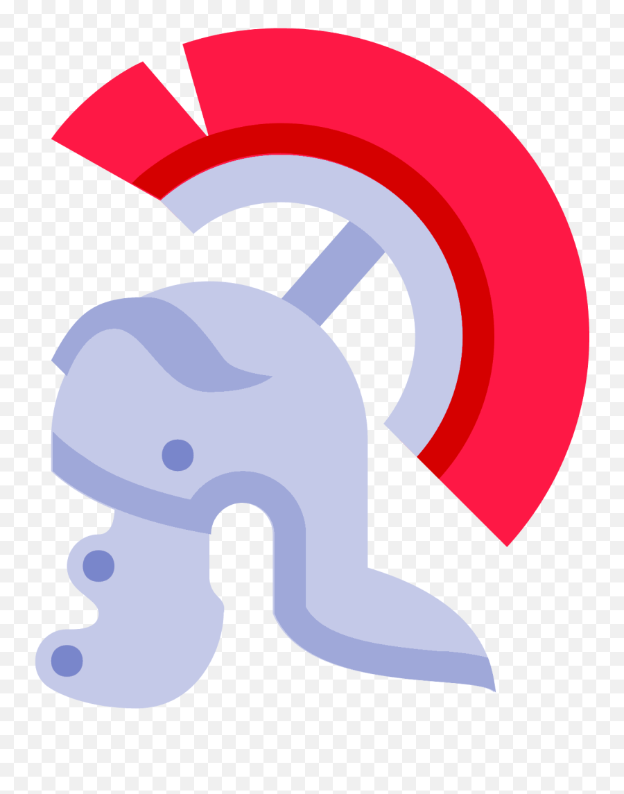 Roman Helmet Icon Clipart - Helmet Clipart Rome Emoji,Spartan Helmet Emoji