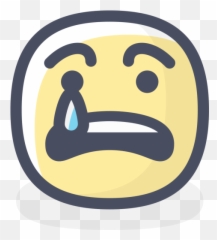 Sad Emoji Icon Of Colored Outline Style - Available In Svg Happy,Sad Santa Emoji