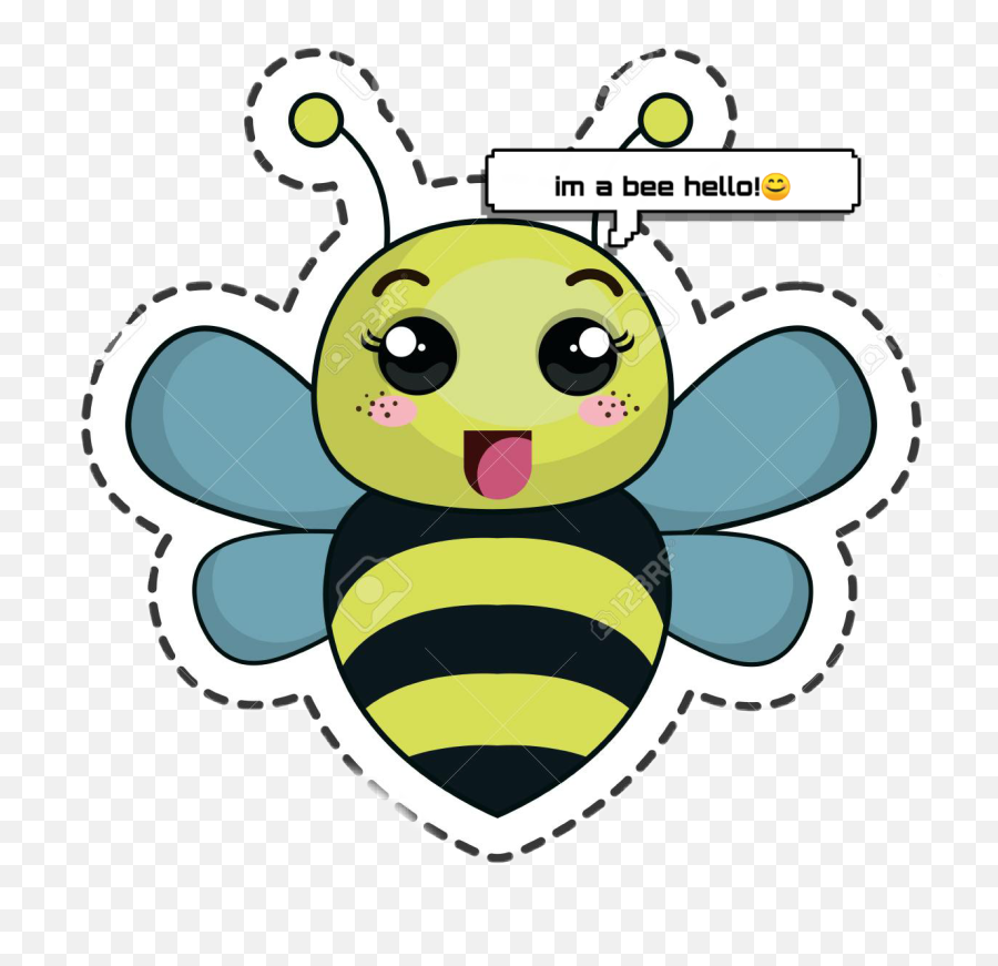 Bee Cutebee Sticker - Happy Emoji,Imabee Emoji