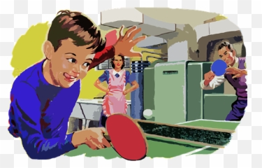Free Table Tennis Ping Pong - Familia Vintage Png Emoji,Table Tennis Emotions