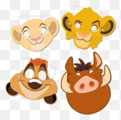 Lion King Party Masks - Lion King Themed Mask Emoji,Lion King Emoji