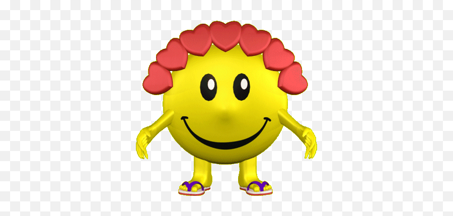 Emoji With Hearts Love Emoji Gif - Happy,Love Emoji