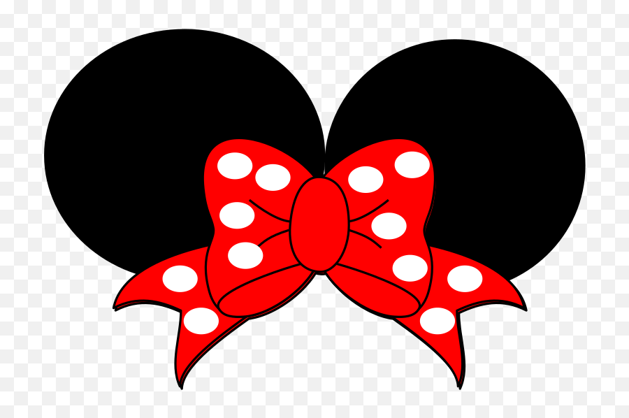 Minnie Mouse Png Svg Clip Art For Web - Minnie Mouse Ears And Ribbon Emoji,Rain Emoji Downloadable