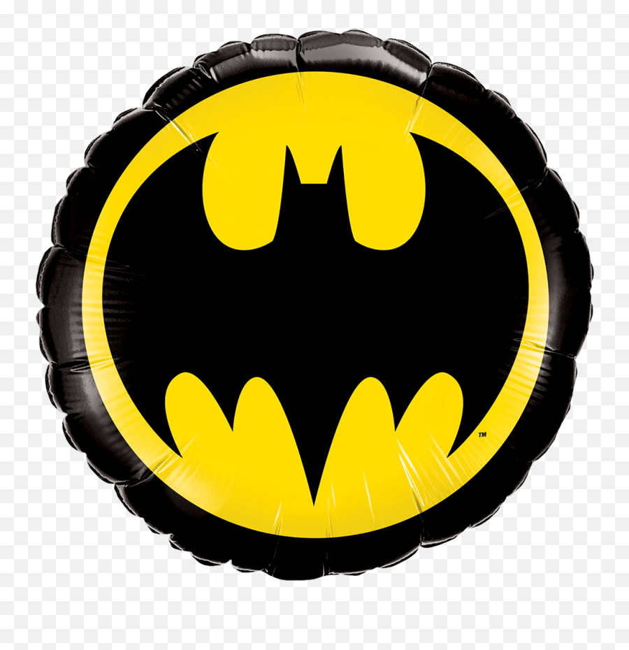 Dc Comics Batman Logo Foil Balloon - Batman Logo Emoji,Dc Comics Emoji