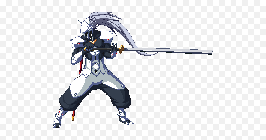 Tag For Overwatch Genji Ninja Star - Blazblue Hakumen Sprite Emoji,Emojis For Lucio Overwatch