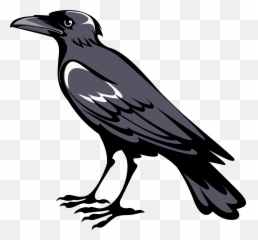 Crow Clipart Black Australian Crow - Heraldry Symbols Crow Emoji,Crow Emoji