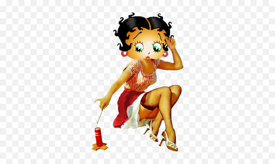 Betty Boop Pictures Black Betty Boop - Retro 4th Of July Pinup Emoji,Cantinflas Emoticon