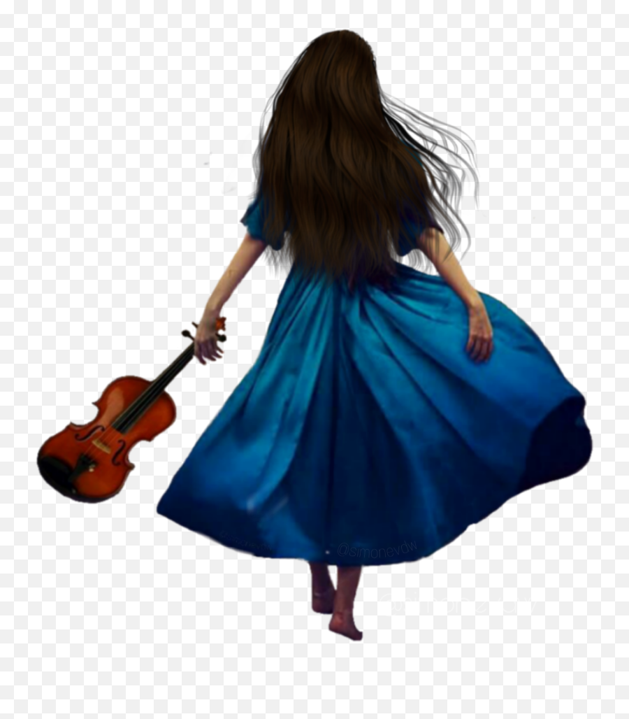 Woman Violin Sticker - Violinist Emoji,Violin Emoji Stickers
