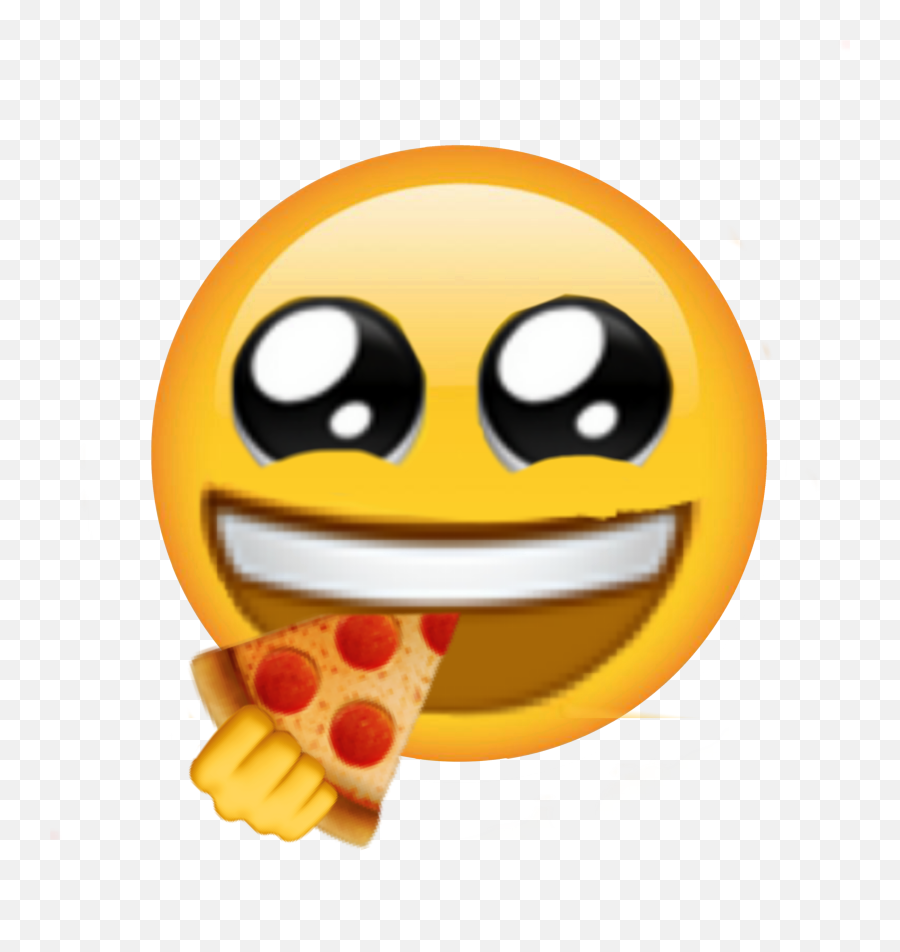 Emoji Pizza Half The Americans - Happy,Fear Emoji