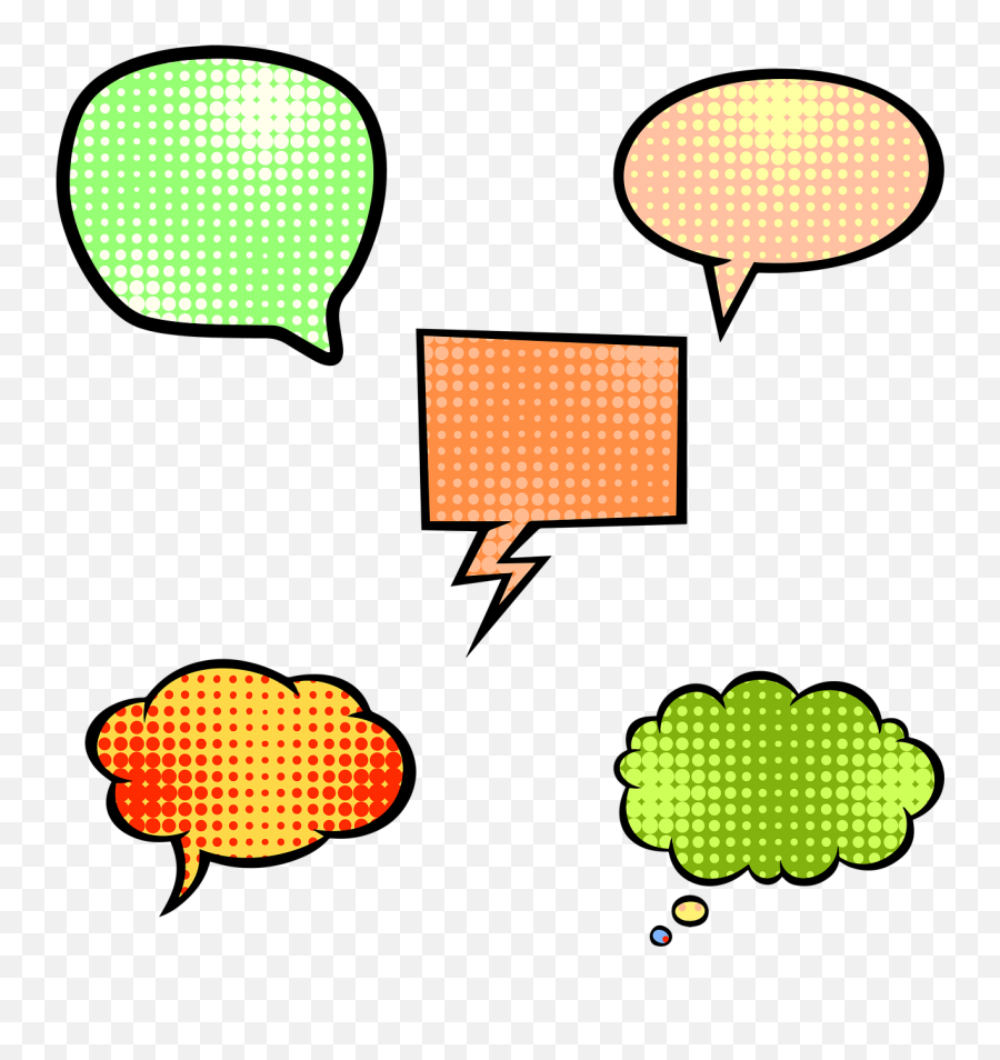 Speech Bubble Comic Bubbles - Free Image On Pixabay Speech Balloon Emoji,Speaking Emoji