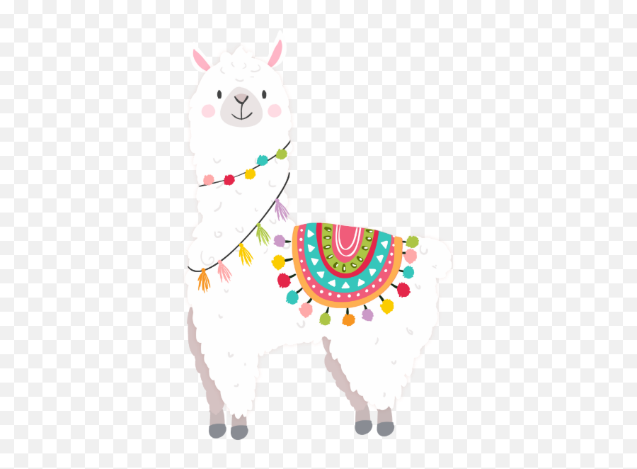 El Remite De La Llama Etiqueta Al - Llama Invitation Emoji,Llama Emoji