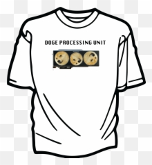 Doge Dpu - White T Shirt Clip Art Emoji,Doge Emoticon Art