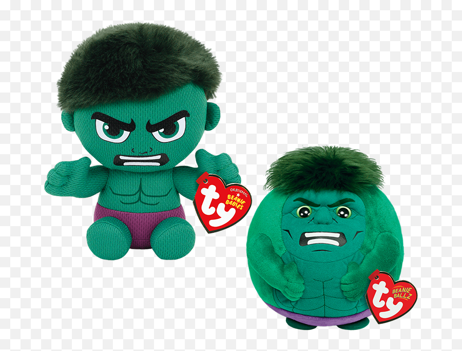 Marvel Bundle - Beanie Babies Official Ty Store Ty Hulk Emoji,Hulk Emoji Image