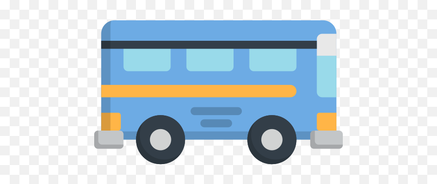 Bus - Public Transportation Flat Icon Emoji,School Bus Emojis