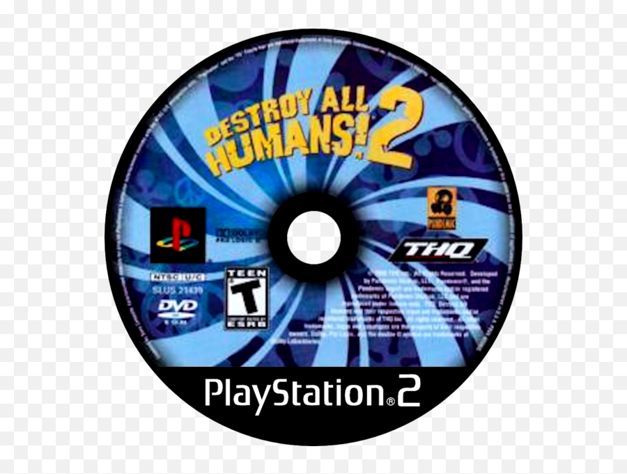 Playstation 2 Steel Collectibles Llc - Destroy All Humans 2 Ps2 Cd Emoji,Driving Emotion Type S