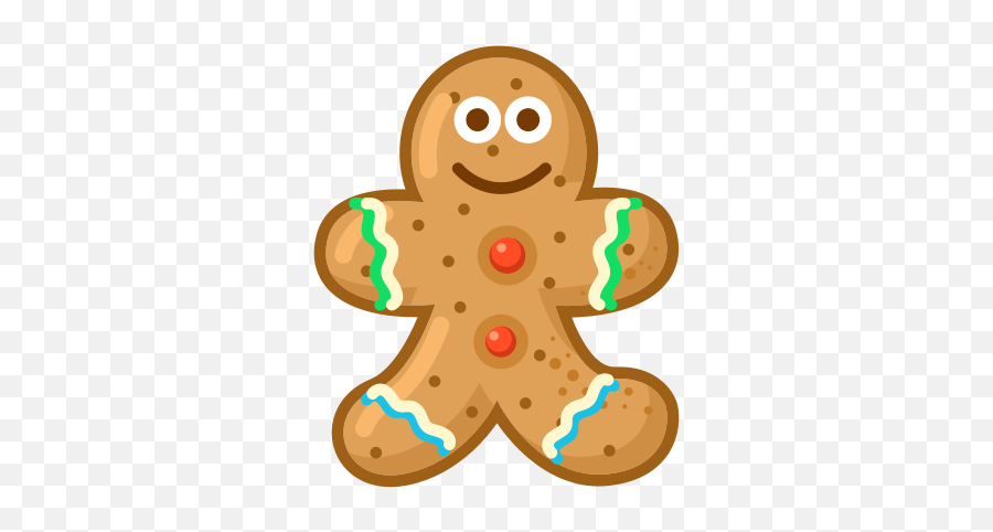 Cookie Gingerbread Man Free Icon Of Christmas U0026 New Year Emoji,Christmas And New Year Emoticons