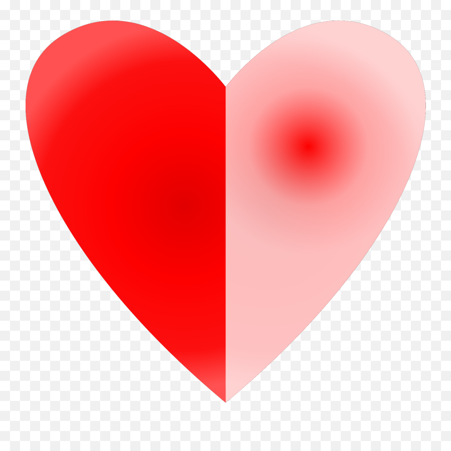 Love Hearts Svg Vector Love Hearts Clip Art - Svg Clipart Emoji,Half Heart Emoticon