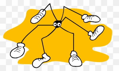 Legs Clipart Long Leg - Cartoon Daddy Long Legs Png Insect 6 Legs Clipart Emoji,Open Legs Emoji