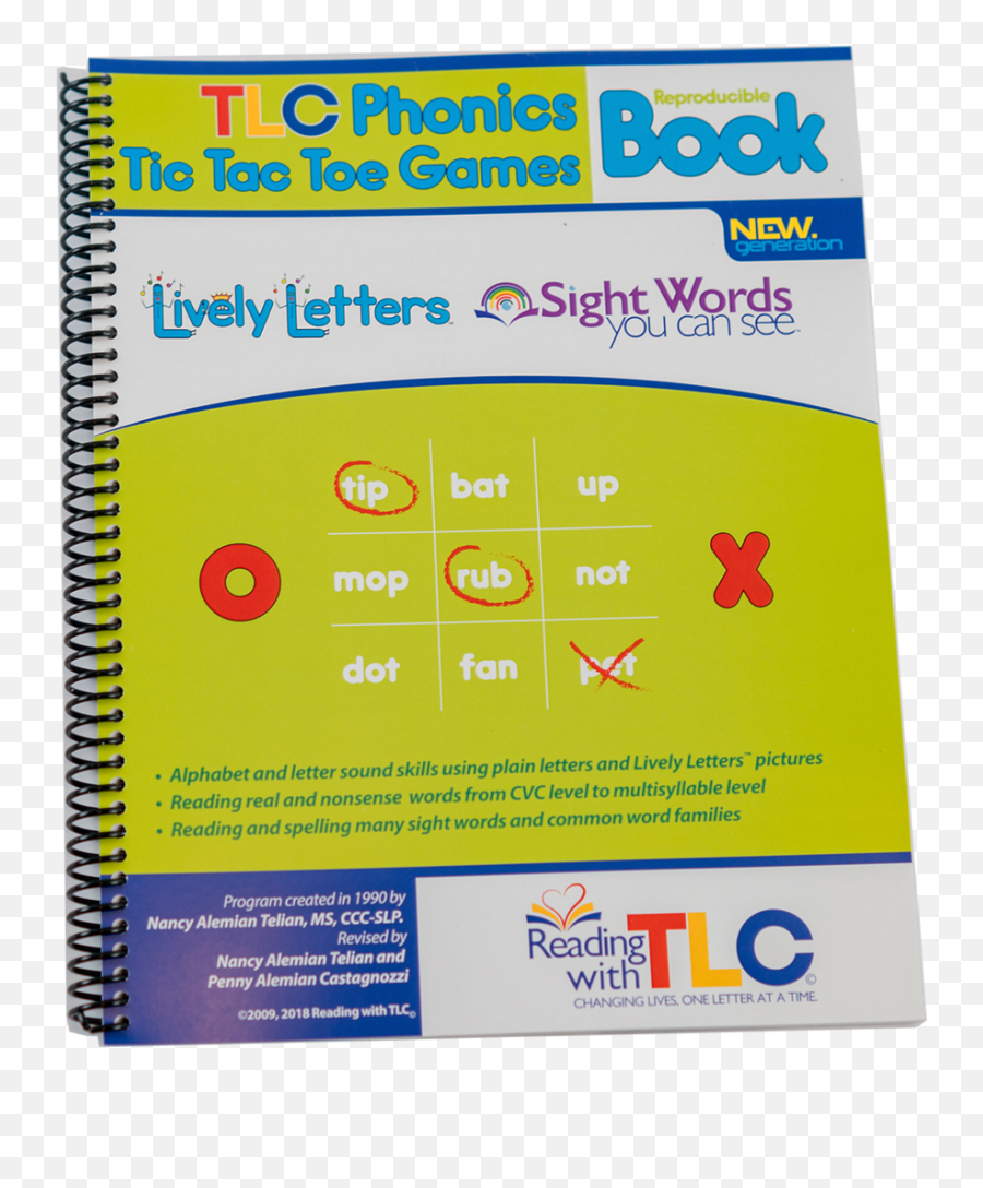 New Generation Reading With Tlc Phonics Tic Tac Toe Games Reproducible Workbook Emoji,Toes And Emotions