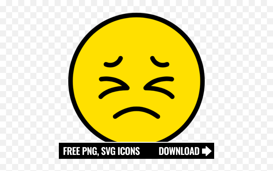 Pin On Emoticons Smileys Emoji Png Svg Icons,Disappotined Emoji