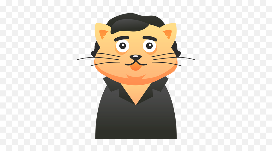 Johnny Cash Cat T - Shirt Cat Bandit Cat Shirts Sponsoring Emoji,Cat Shocked Emoji
