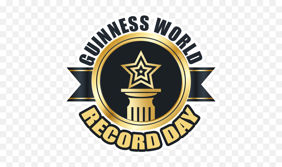 Guinness World Records Day By Marcossoft - Sticker Maker For Emoji,Sheriff Badge Emoji
