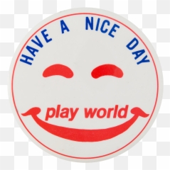 Play World Smiley Busy Beaver Button Museum - Happy Emoji,Emoticon World