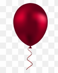 Download Red Balloon Png Clip Art - Red Balloon Png Emoji,Red Balloon Emoji