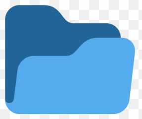 Open File Folder - Icon Open File Blue Emoji,Emoji File Format