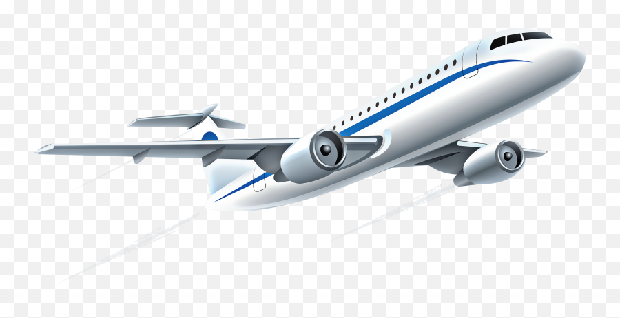 Avion Sticker - Cartoon Transparent Background Airplane Png Emoji,Emoji Avion