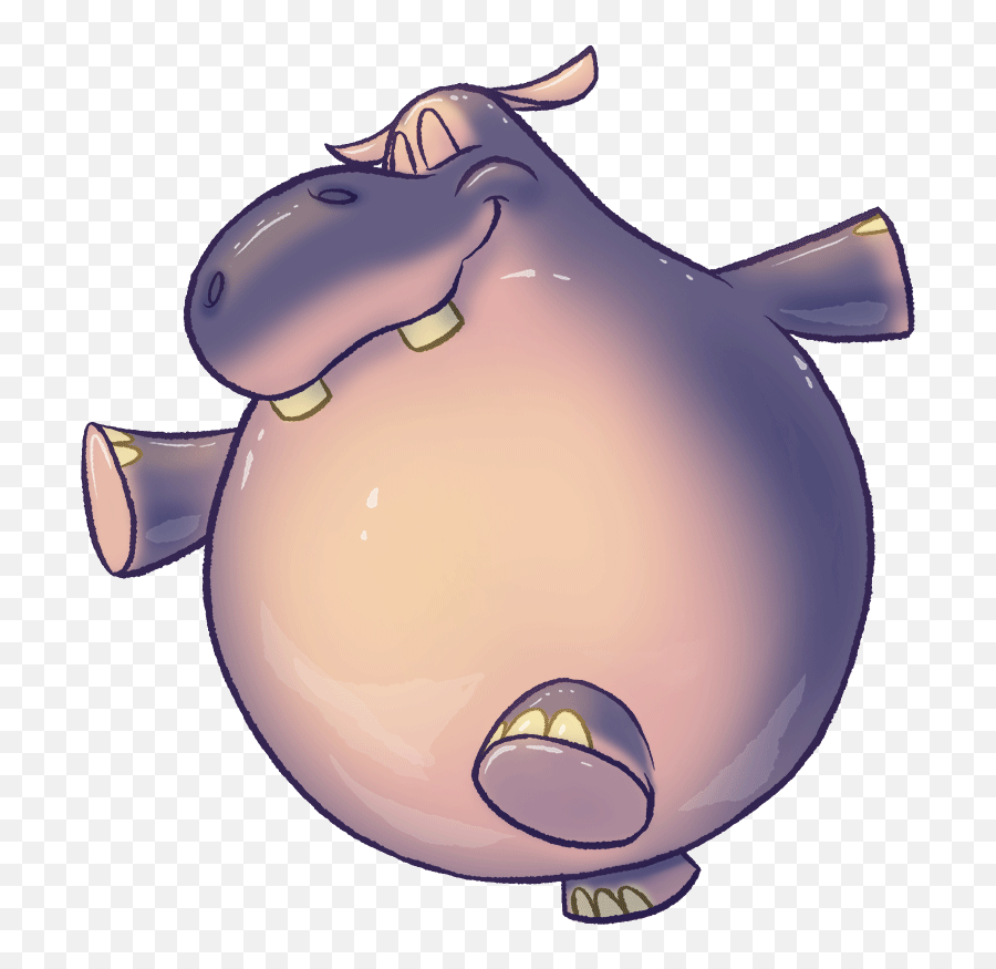 Hippo Walk Cycle Animation On Behance Animated Pig - Cloudygif Cartoon Fat Hippo Gif Emoji,Black Mamba Emoji