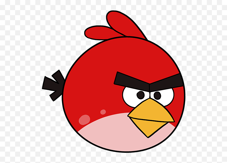 Cartoon Angry Birds Drawing Png Image - Angry Birds Toons Transparent Emoji,Angry Emoji Drawing