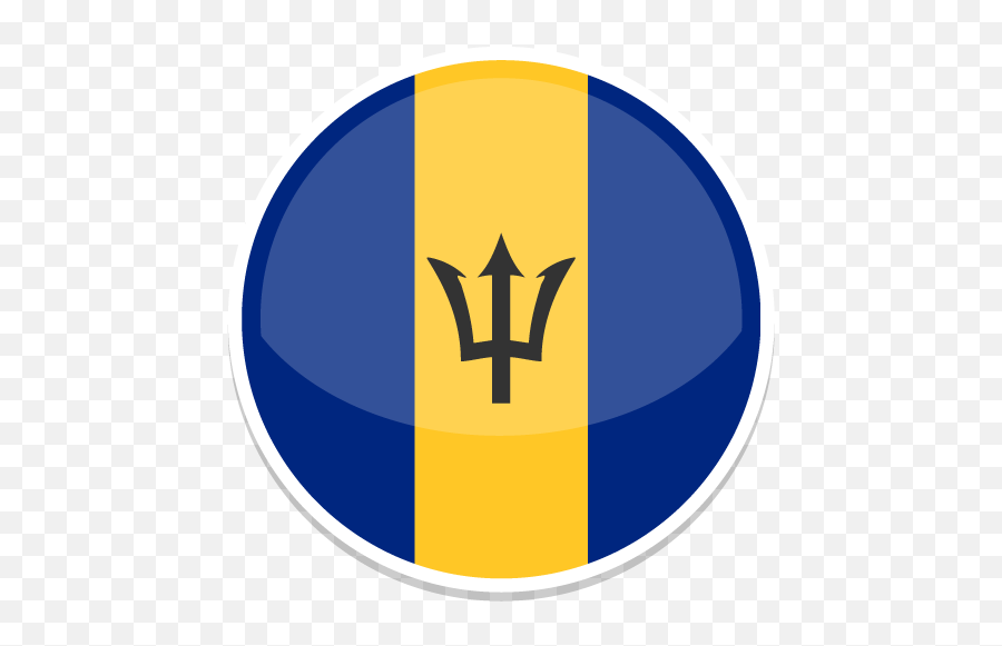 Round World Flags Iconset - Barbados Flag Round Icon Emoji,Bajan Flag Emoji